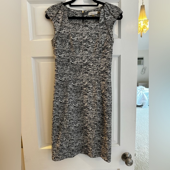 CALVIN KLEIN fitted dress size 2 - Picture 1 of 2